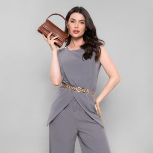 Últimas 4 peças - Bolsa de Couro Porte Pequeno