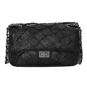 Bolsa de Couro Pirarucu Premium Grande