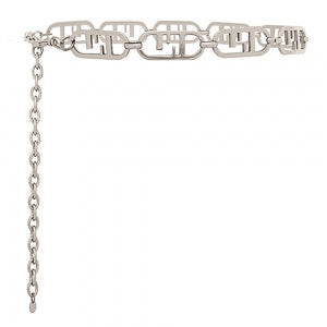 Cinto Corrente de Metal Prata - 2,3 cm