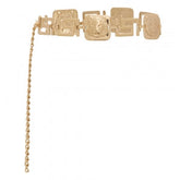 Cinto Corrente Leão de Metal Dourado - 4,5cm