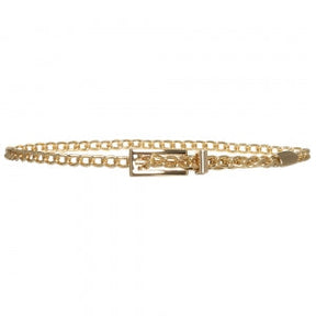 Cinto Corrente de Metal Dourado - 0,8 cm