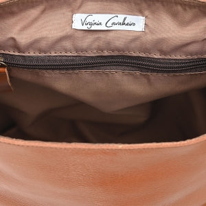 Mochila de Couro Premium - Virgínia Cavalheiro